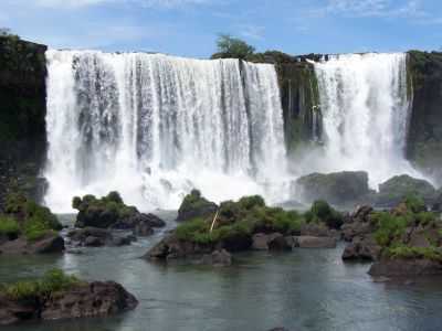 Wasserfälle in Brasilien und Argentinien